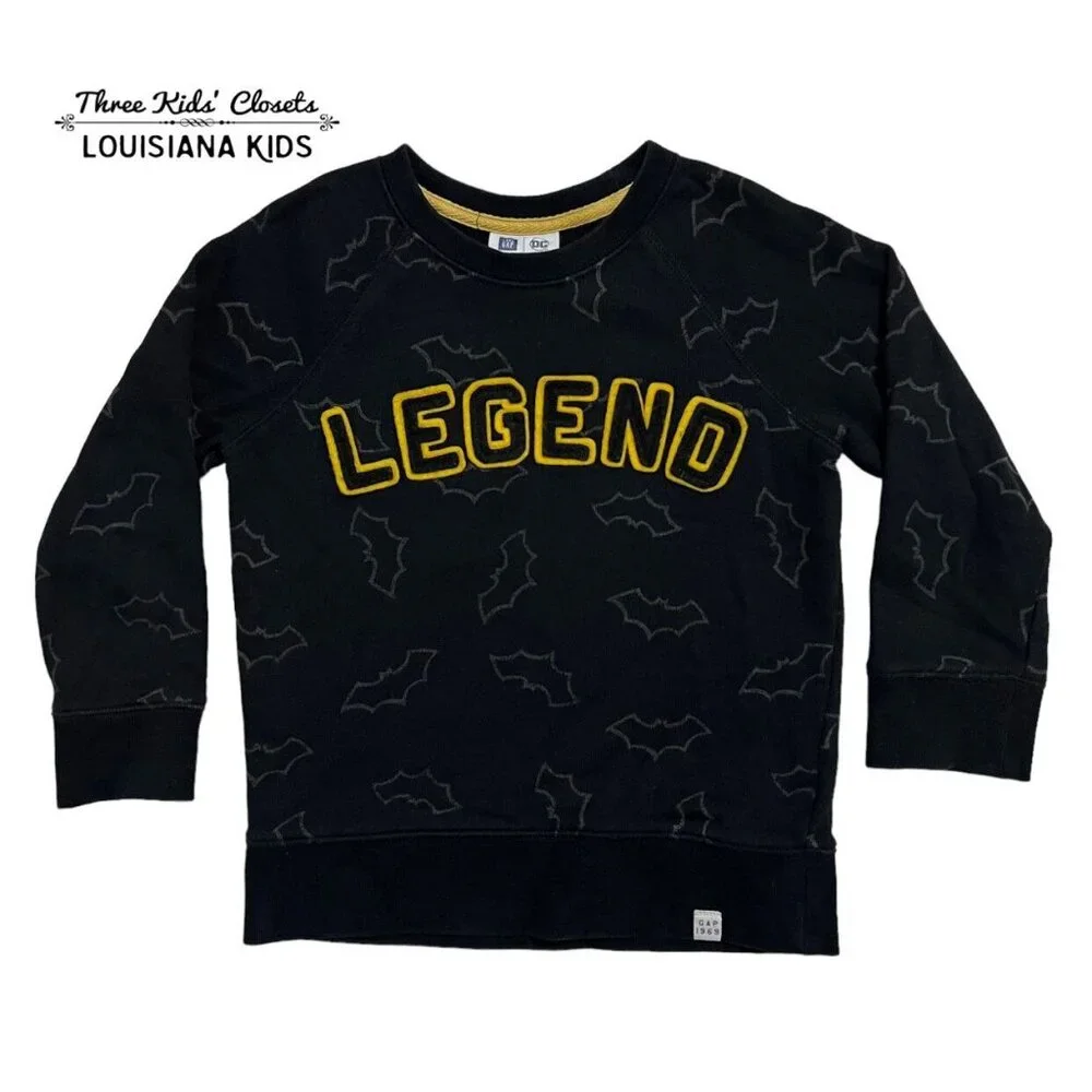 Baby Gap + DC Comics 4Y Batman Legend French Terry Sweatshirt